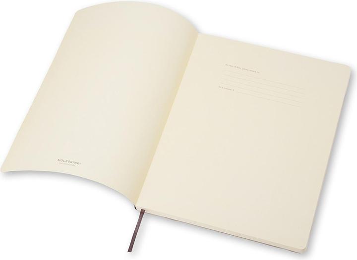 Actual product image Moleskine Notebook Classic Soft XLarge (19 x 25 cm, Checked, Soft cover)