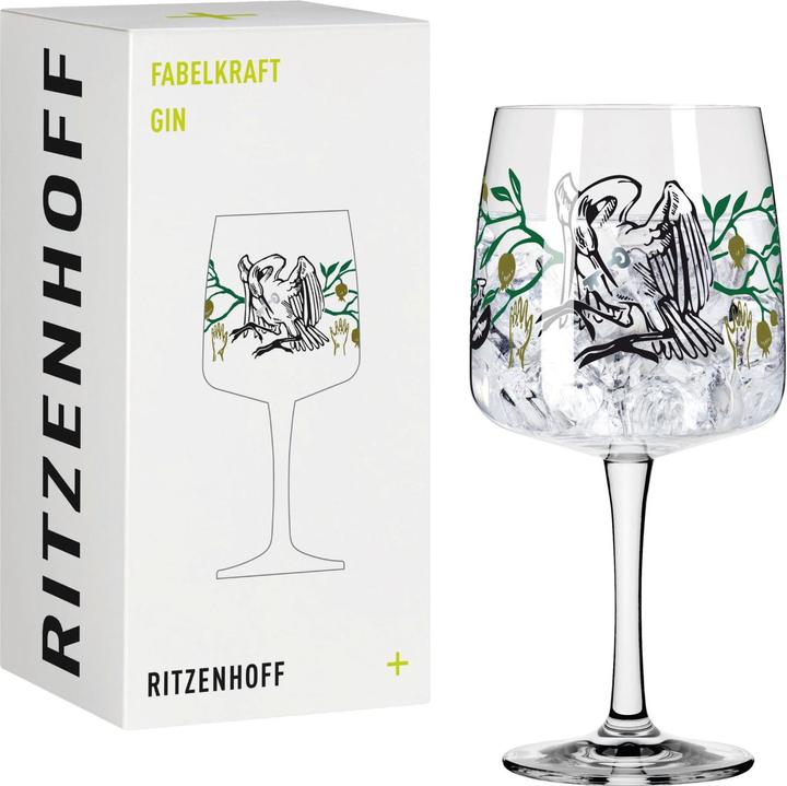 Immagine prodotto Ritzenhoff Bicchiere da gin Fabelkraft Gin no3 (Swan) (7 dl, 1 x, Bicchieri di gin)