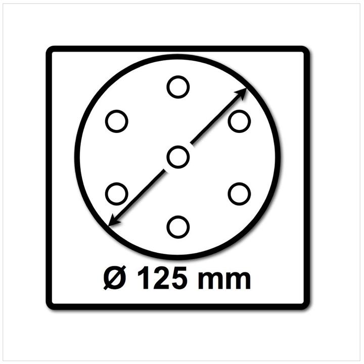 Produktbild Festool Schleifscheibe STF D125/8 P80 GR/50 (80)