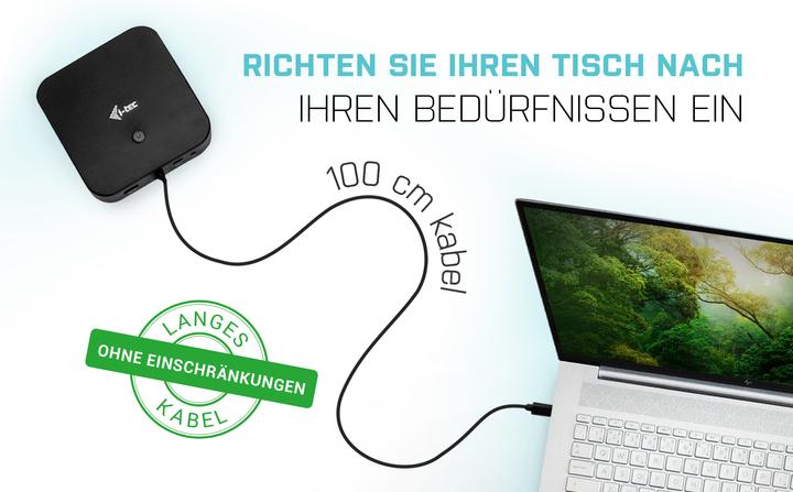 Produktbild i-tec C31HDMIDPDOCKPD100 (USB-C, 4 Ports)