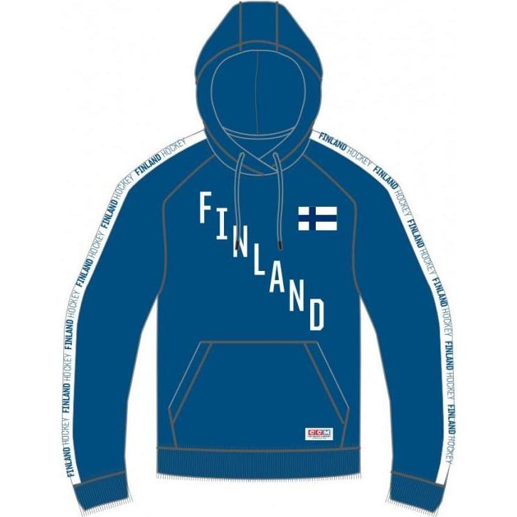 CCM, Felpa + Maglione, Felpa con cappuccio SR Country (L, Finlandia), (L)
