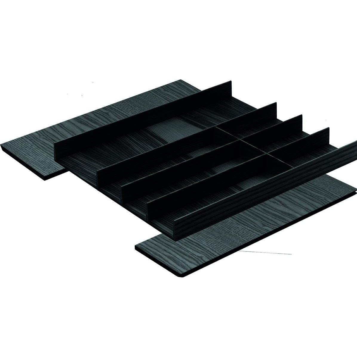 Move Besteckeinsatz-Set Easy Line für Korpusbreite 500 - 650 mm, Besteckkasten, Schwarz