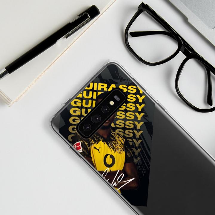 Actual product image DeinDesign Handyhülle für Samsung Galaxy S10 Plus Silikon Hülle Case Smartphone Schutzhülle BVB Borussia (Samsung Galaxy S10+)