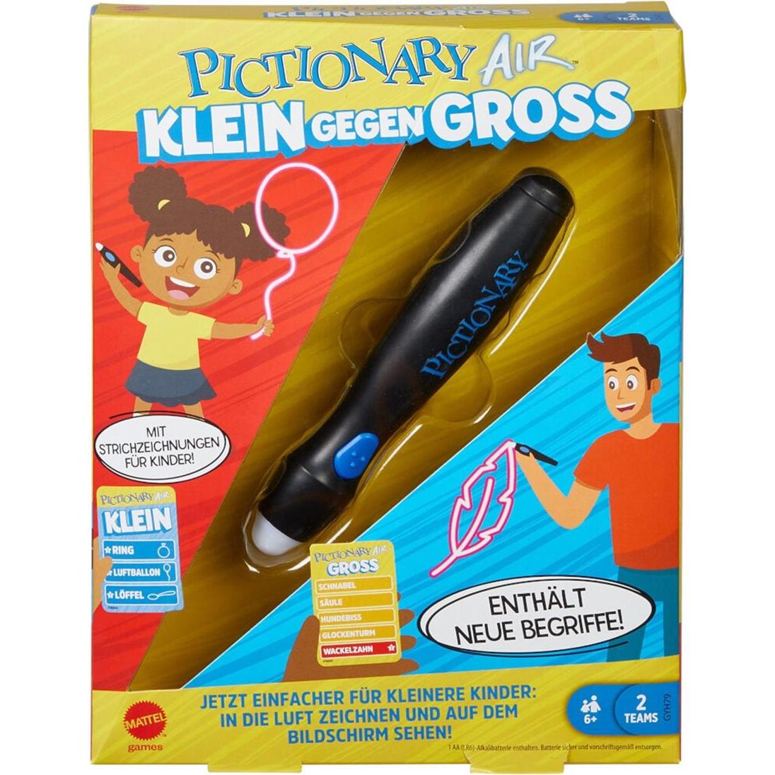 Barbie Pictionary Air Klein gegen Gross Mattel GYH79