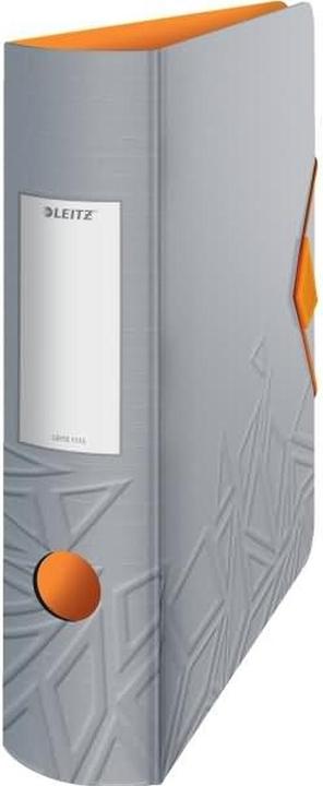 Actual product image Leitz Folder Active Urban Chic, 180 degrees, 82 mm, stone DIN A4, rounded spine, made of polyfoam, Du (A4, 82 mm, 1 pcs.)