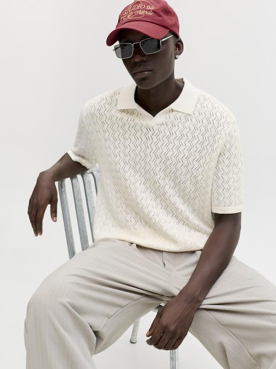 Produktbild Jack & Jones Jortyler Knit Ss Split Neck Polo Sn (M)