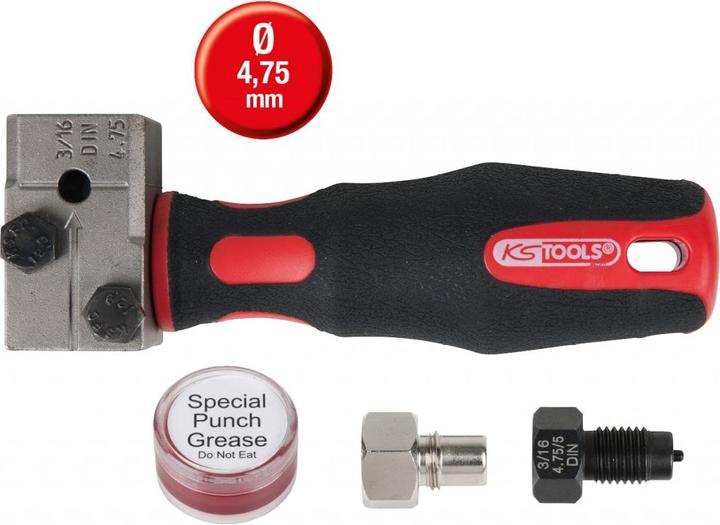 Produktbild KS Tools FlareFix eco 4.75 mm Universal-Bremsleitungs-Bördelgerät-Satz