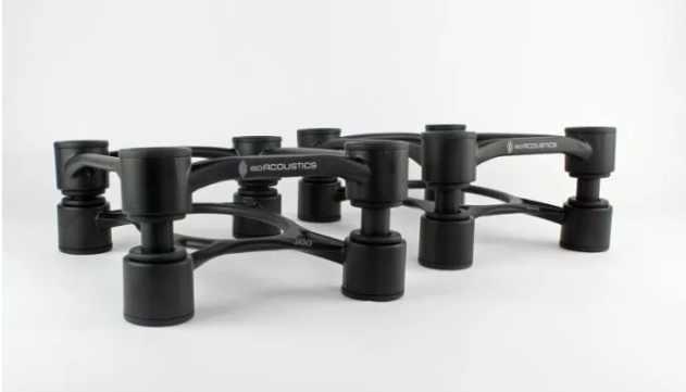 Isoacoustics Aperta 200 Speaker Ontkoppeling Stands, Per Pair, Zwart (Stand)