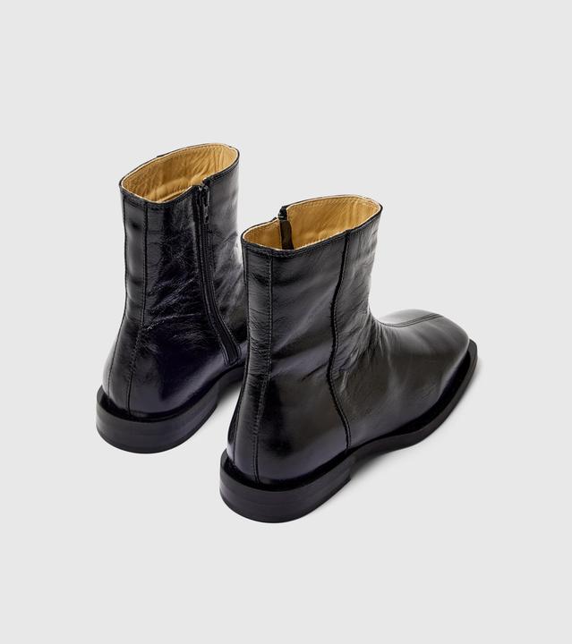 Actual product image Selected Square Toe Lederstiefel (38)