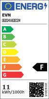Label énergétique EVN-Lichttechnik Bande lumineuse LED EVN (Blanc chaud, 500 cm, Intérieur)