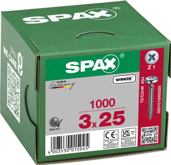 Produktbild Spax Spanplattenschrauben (1000 Schrauben pro Stück)