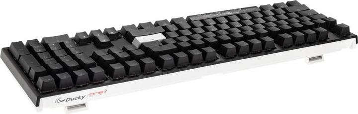 Actual product image Ducky ONE 2 Backlit PBT Gaming Keyboard, MX-Speed-Silver, RGB LED - black (US) (US, Cable)