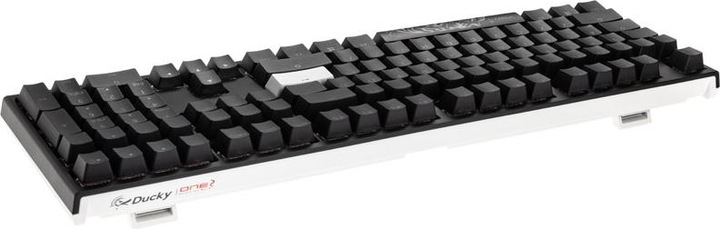 Produktbild Ducky ONE 2 Backlit PBT Gaming Tastatur, MX-Speed-Silver, RGB LED - schwarz (US) (US, Kabelgebunden)