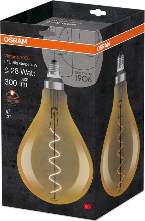 Immagine prodotto Osram Vintage 1906 Led Classic A (E27, 5 W, 300 lm, 1 x, G)
