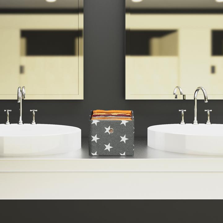 Immagine prodotto Relaxdays 2x scatola portaoggetti (20 x 25 x 16 cm, 7 l)