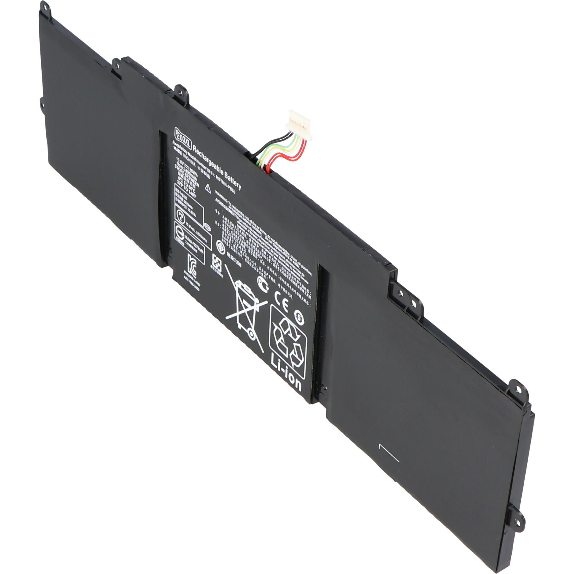 AccuCell Akku passend für HP Chromebook 11 G3, Li-Polymer, 11,4V, 3200mAh, 37Wh, built-in, ohne Werkzeug (3200 mAh), Not...