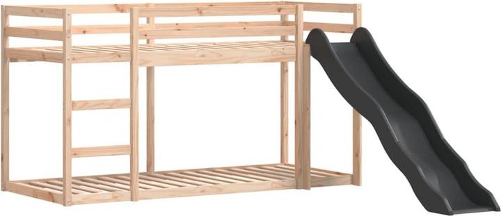 Produktbild vidaXL Etagenbett mit Rutsche und Leiter (90 x 200 cm)