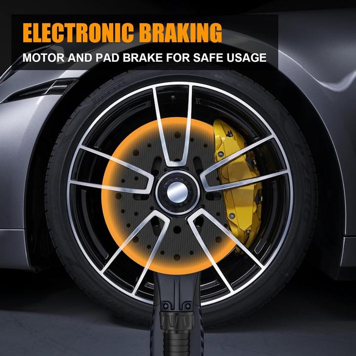 Actual product image Maxxt Brushless Random Orbital Sander with Electronic Brake, Dual Pads, 6 Speeds (Eccentric grinder, 350 W)