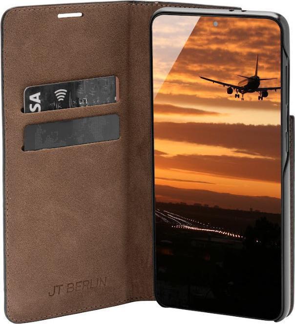 Productafbeelding JT Berlin Galaxy A42 - Tegel Flip Case zwart (Samsung Galaxy A42 5G)