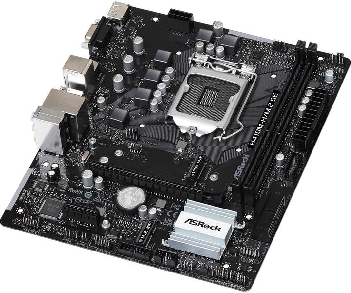 Image du produit AsRock H410M-H/M.2 SE (LGA 1200, Intel H370, mATX)
