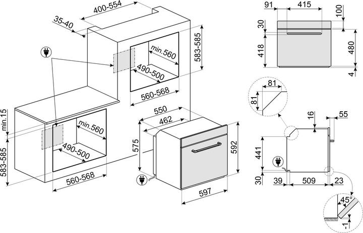 Immagine prodotto Smeg SOP6902S2PP PYRO STEAM, crema