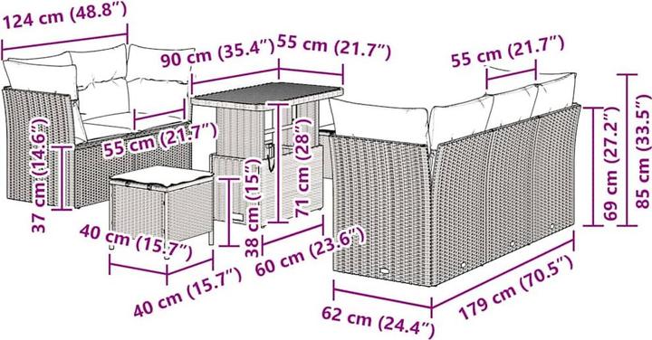Produktbild vidaXL Mackenzie