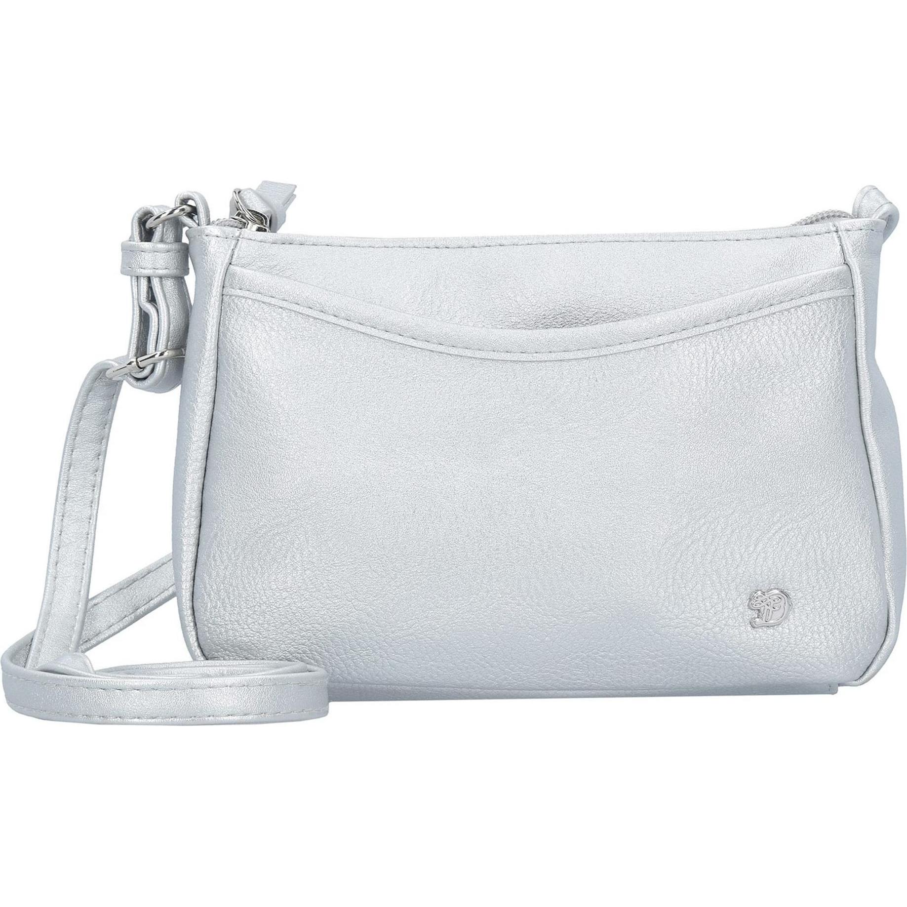Tom Tailor, Handtasche, Cilia Umhängetasche 19 cm, Silber
