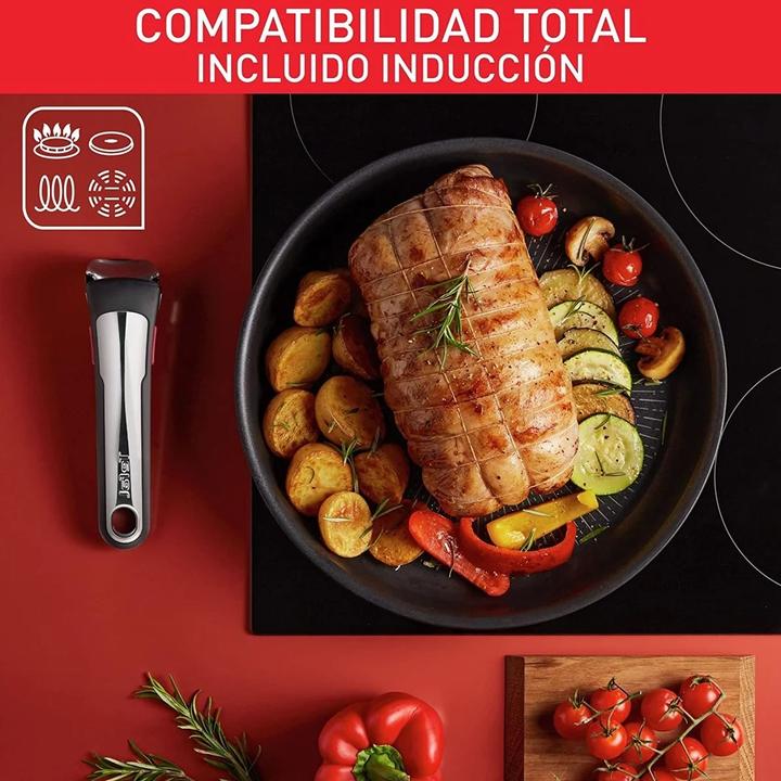 Produktbild Tefal KOOKSET L7639243 (Pfannenset + Topfset, Aluminium)