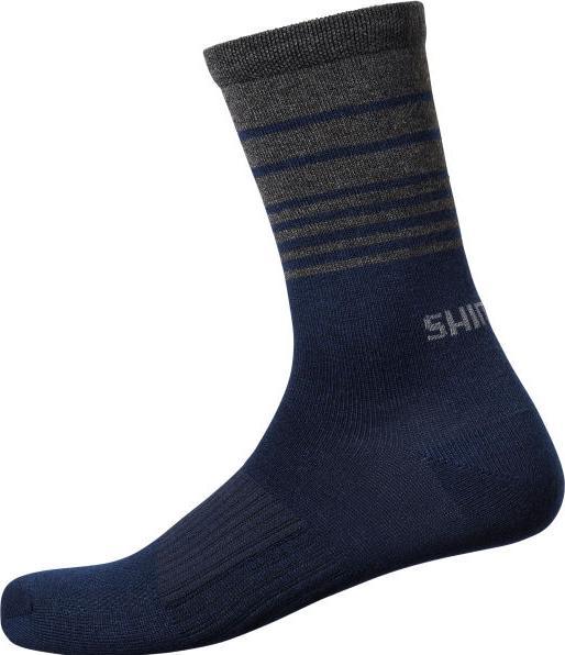 Produktbild Shimano ORIGINAL WOOL TALL SOCKS NAVY (L-XL (SHOE SIZE 45-48)) (45 - 48)