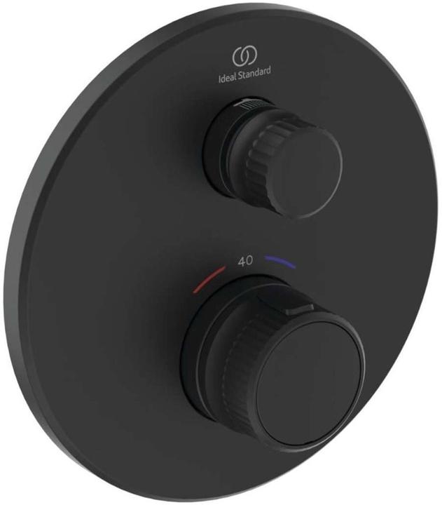 Actual product image Ideal standard ceratherm navigo - thermostatische inbouw douchekraan, zijdeglans zwart