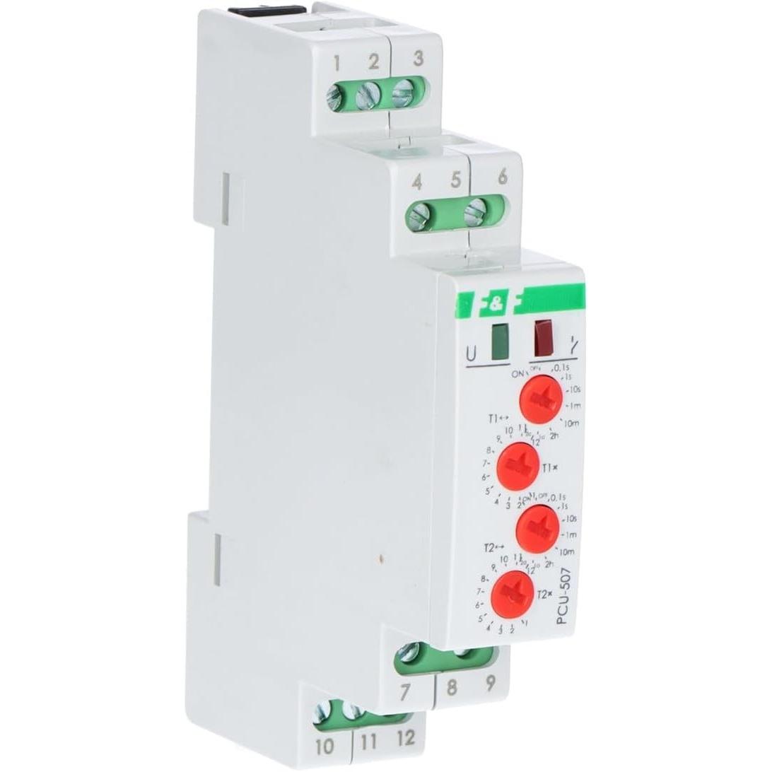 F&R Relè orario universale 230V 2x8A - PCU-507, Relais