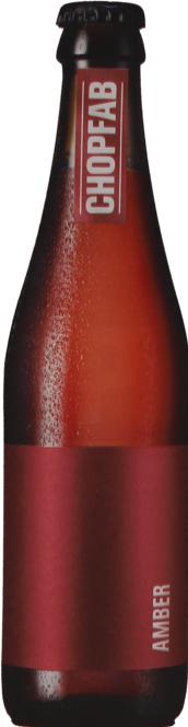 Actual product image Chopfab Glossy red beer with a marked malt aroma and fine American Cascade hops. (6 x 33 cl)