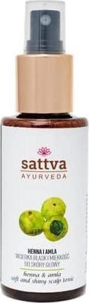 Actual product image Sattva Ayurveda Hair Tonic Hen Amla (100 ml)
