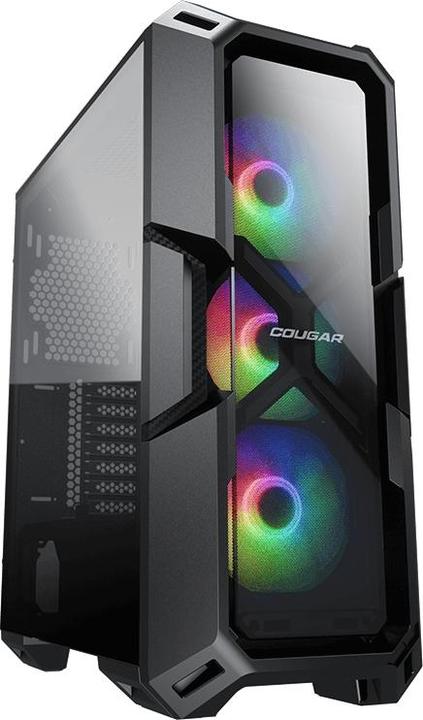 Produktbild Cougar Boitier Moyen Tour ATX MX440-G RGB avec panneaux vitrés (Noir) (ATX, mATX, Mini-ITX)