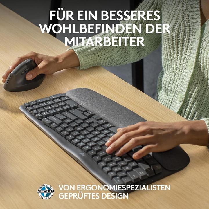 Actual product image Logitech Wave Keys for Business (Germany, Wireless)