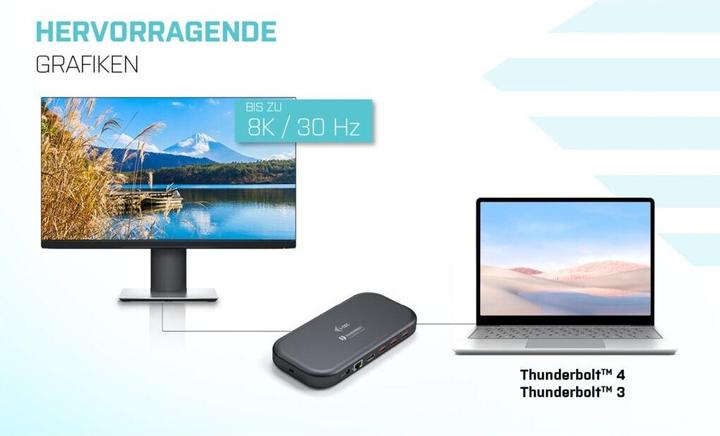 Produktbild i-tec Thunderbolt 3 Dual Docking Station (Thunderbolt, 3.20 Ports)