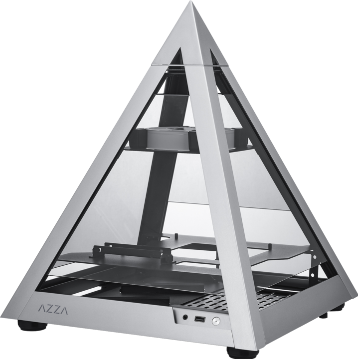 Actual product image Azza Pyramid Mini 806 (Mini-ITX)