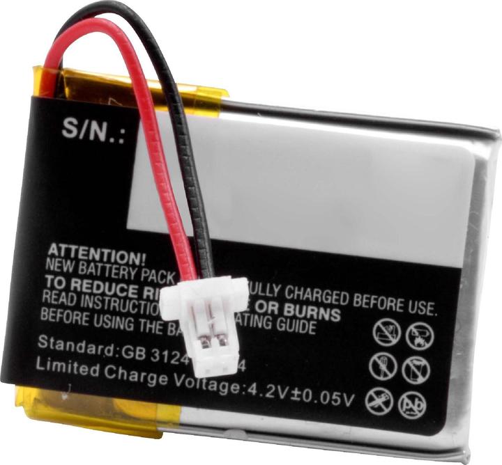 XCell Li-polymer battery - 140mAh (3.7V) - for wireless headset, headphones like Bang & Olufsen PA-BO02 (PA-BO02)