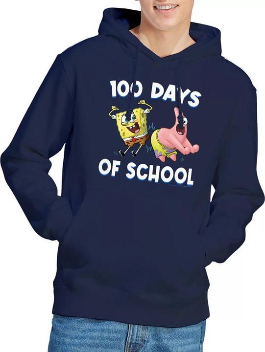 Produktbild Spongebob Squarepants 100 Days Of School Kapuzenpullover (S)