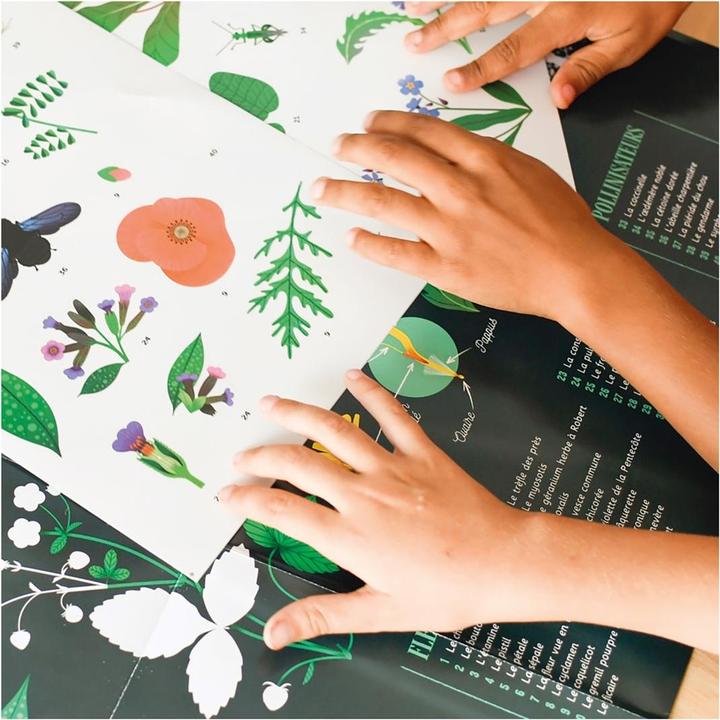 Actual product image Poppik Sticker Learning Poster Botany (72 Sticker)