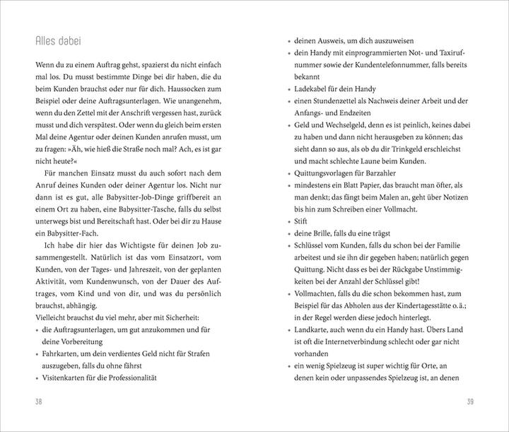Produktbild Die Babysitterfibel (Deutsch, Barbara Sommerer, 2017)