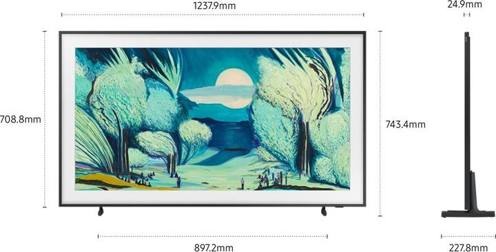 Produktbild Samsung TV QE55LS03FAUXXH Lifestyle Rahmen TV (55", QLED, 4K, 2025)