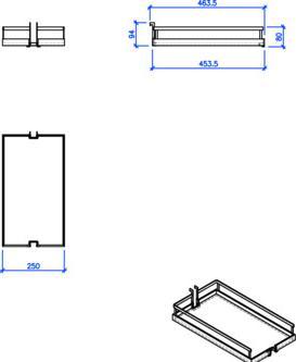 Produktbild Peka Metall Einhängetablare Arena Style (1 Stk.)
