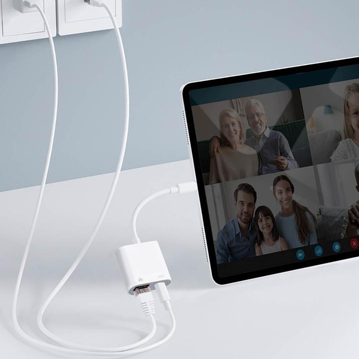 Image du produit Avizar ADA-1035-IP5, Adaptateur Lightning > RJ45 + Lightning (Lightning, RJ45)