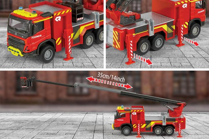 Actual product image Majorette Volvo Truck Fire Engine