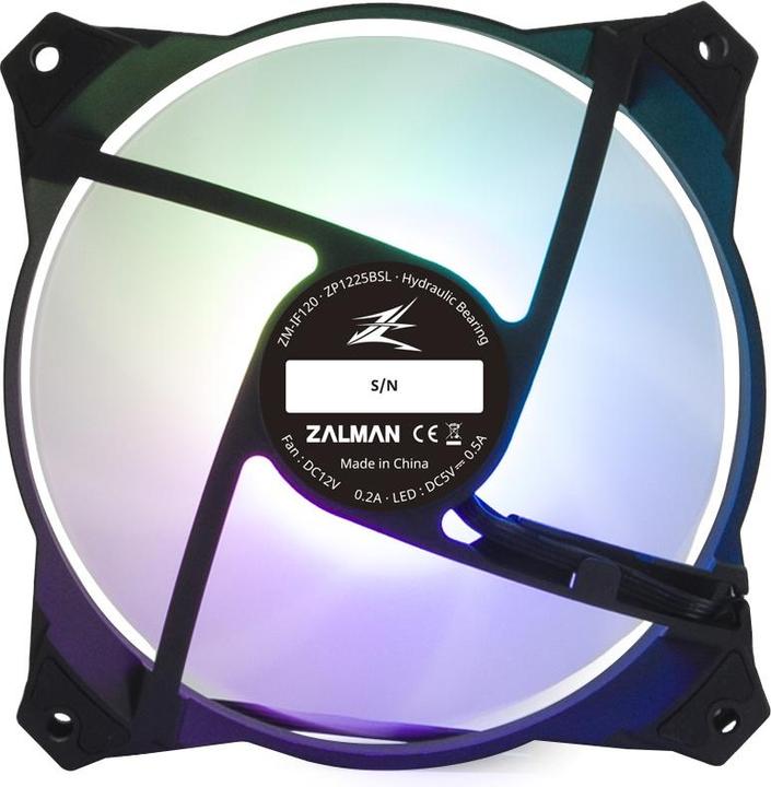 Immagine prodotto Zalman ZM-IF120 Infinity Mirror 120mm ARGB 3-Pack & Controller (120 mm, 3 x)