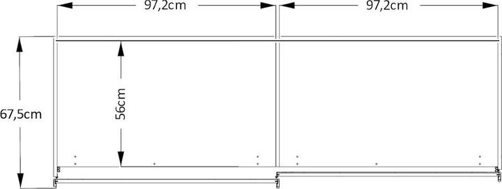 Immagine prodotto Moderano Primo (200 x 68 x 222 cm)