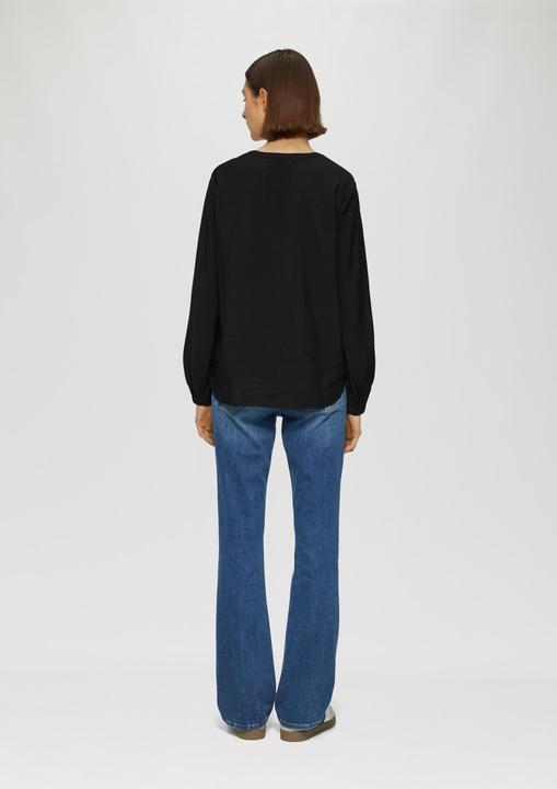 Actual product image S.Oliver Bluse Bluse aus Viskosemix mit Raffung (32)