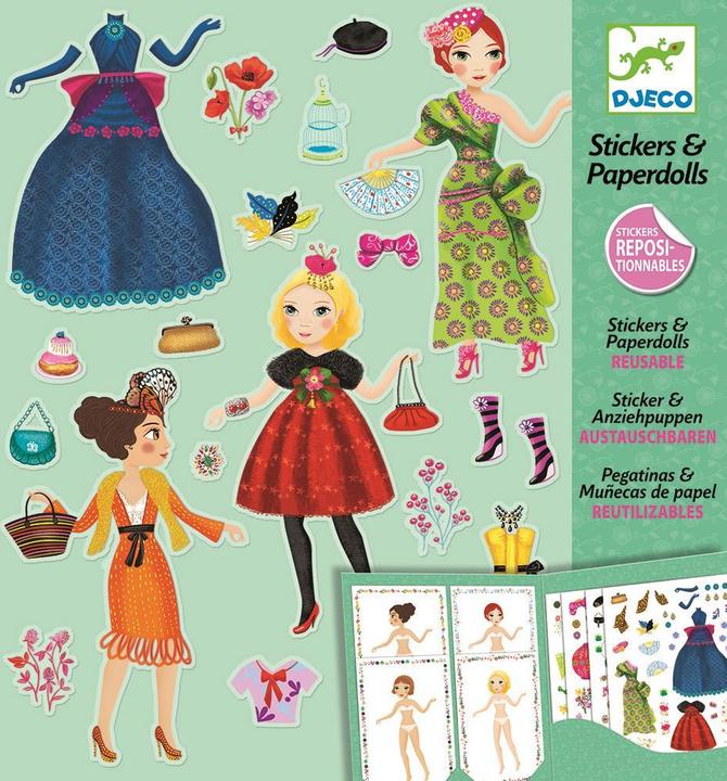 Produktbild Djeco Sticker & Puppen Topmodel