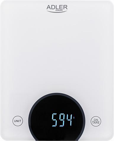 Produktbild Adler AD kitchen scale White Built-in Rectangle Electronic kitchen scale